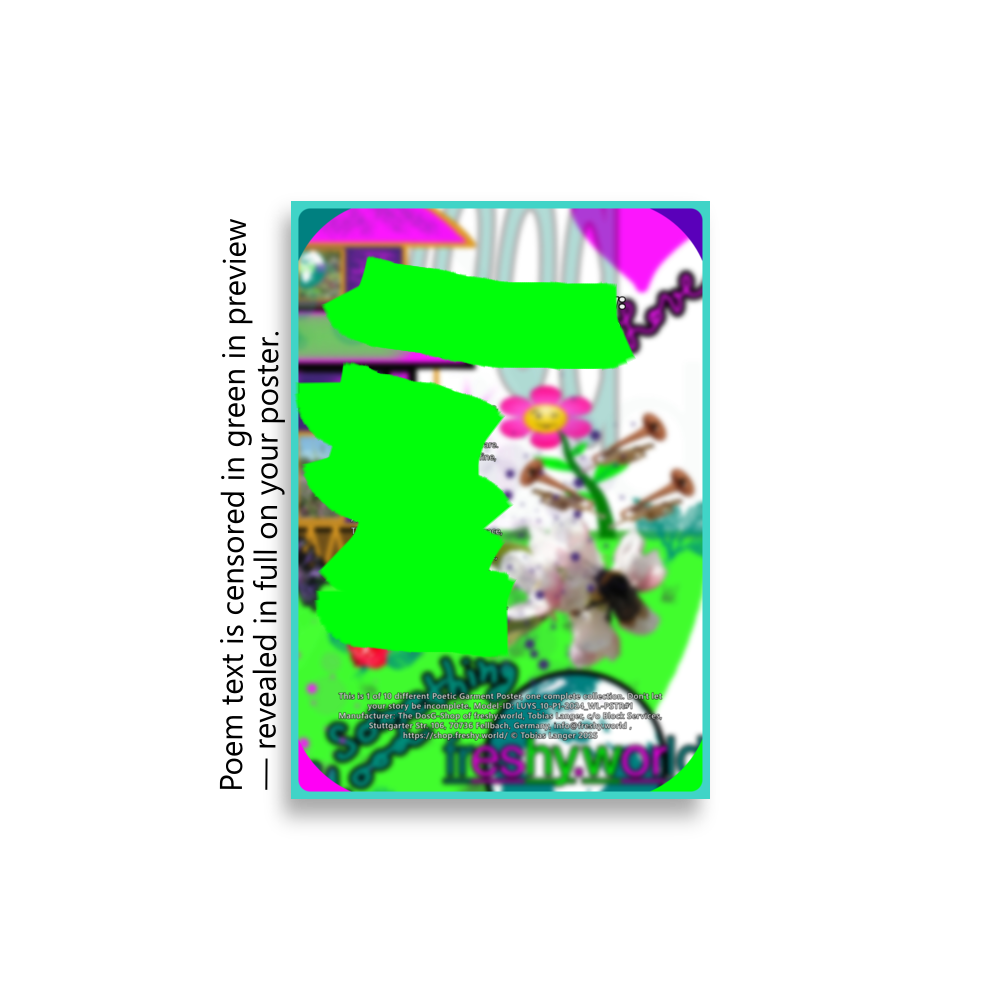 Collectors Poster - White Luminosity #1